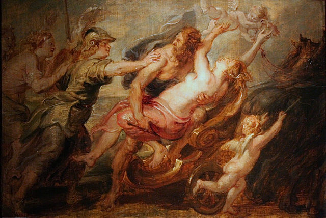 peinture de Peter_Paul_Rubens : l'enlèvement de Proserpine